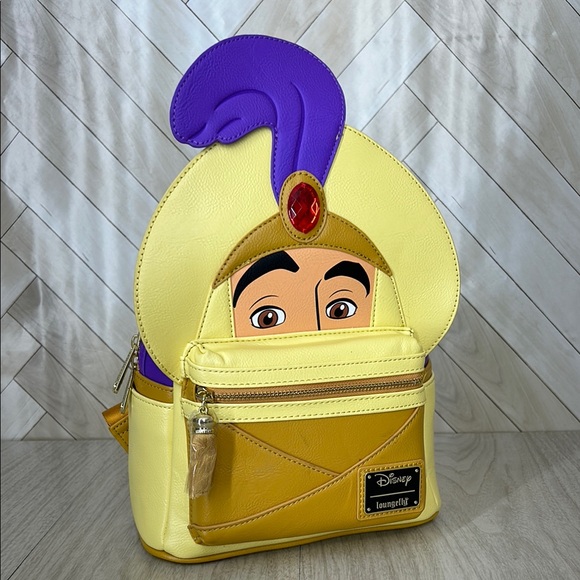 Loungefly Aladdin Yellow and Purple Backpack